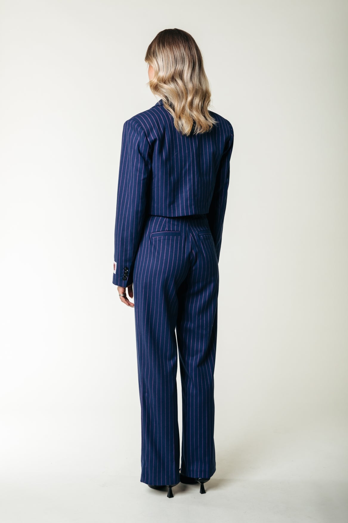 Colourful Rebel Rus Pinstripe Pants