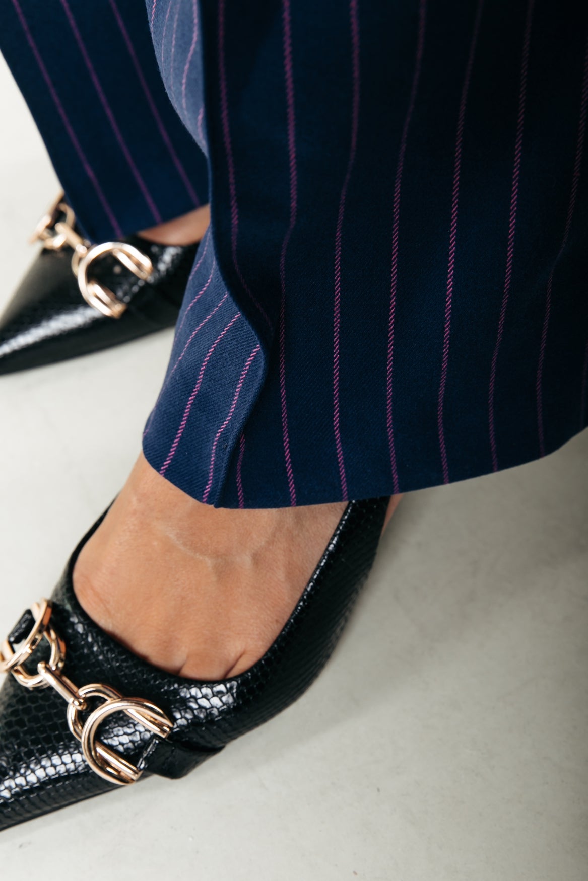 Colourful Rebel Rus Pinstripe Pants