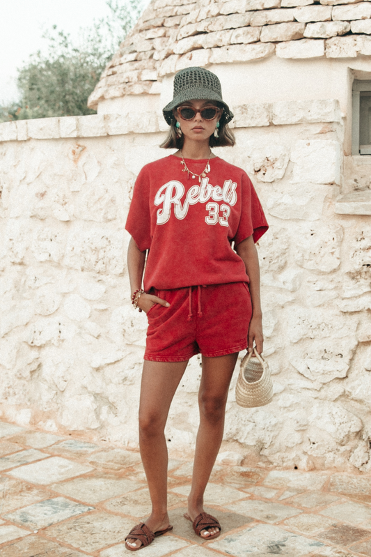 Colourful Rebel Acid Wash Sweat