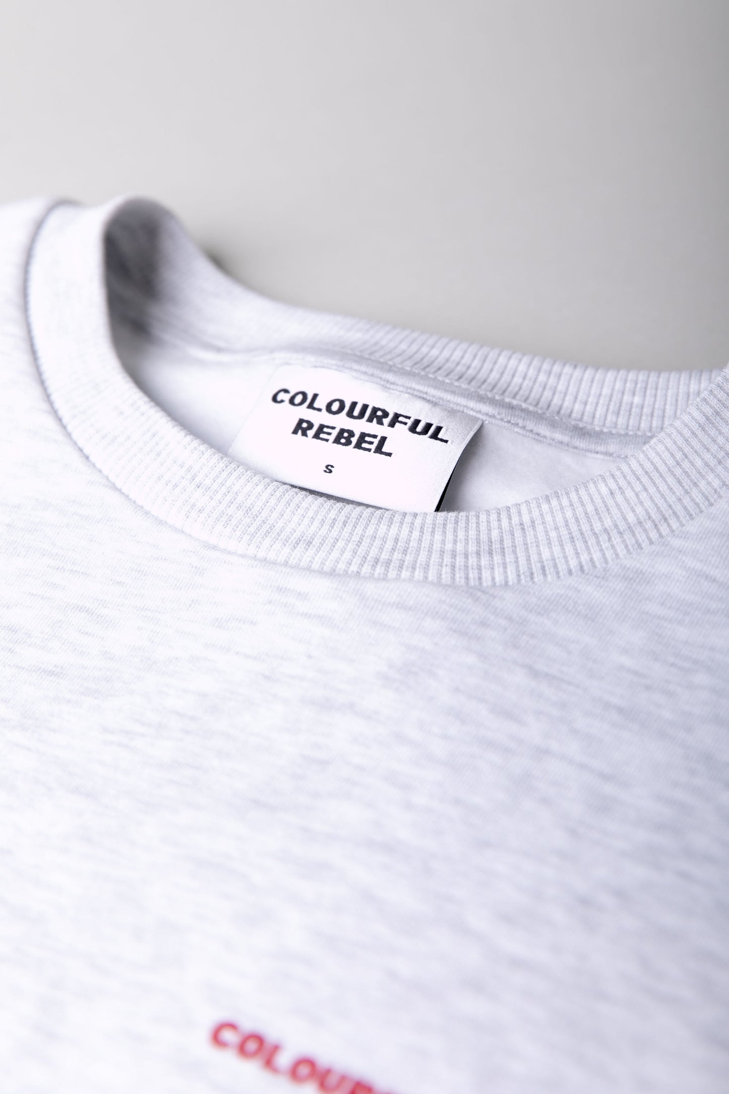 Colourful Rebel Flower Square Dropped Shoulder Sweat