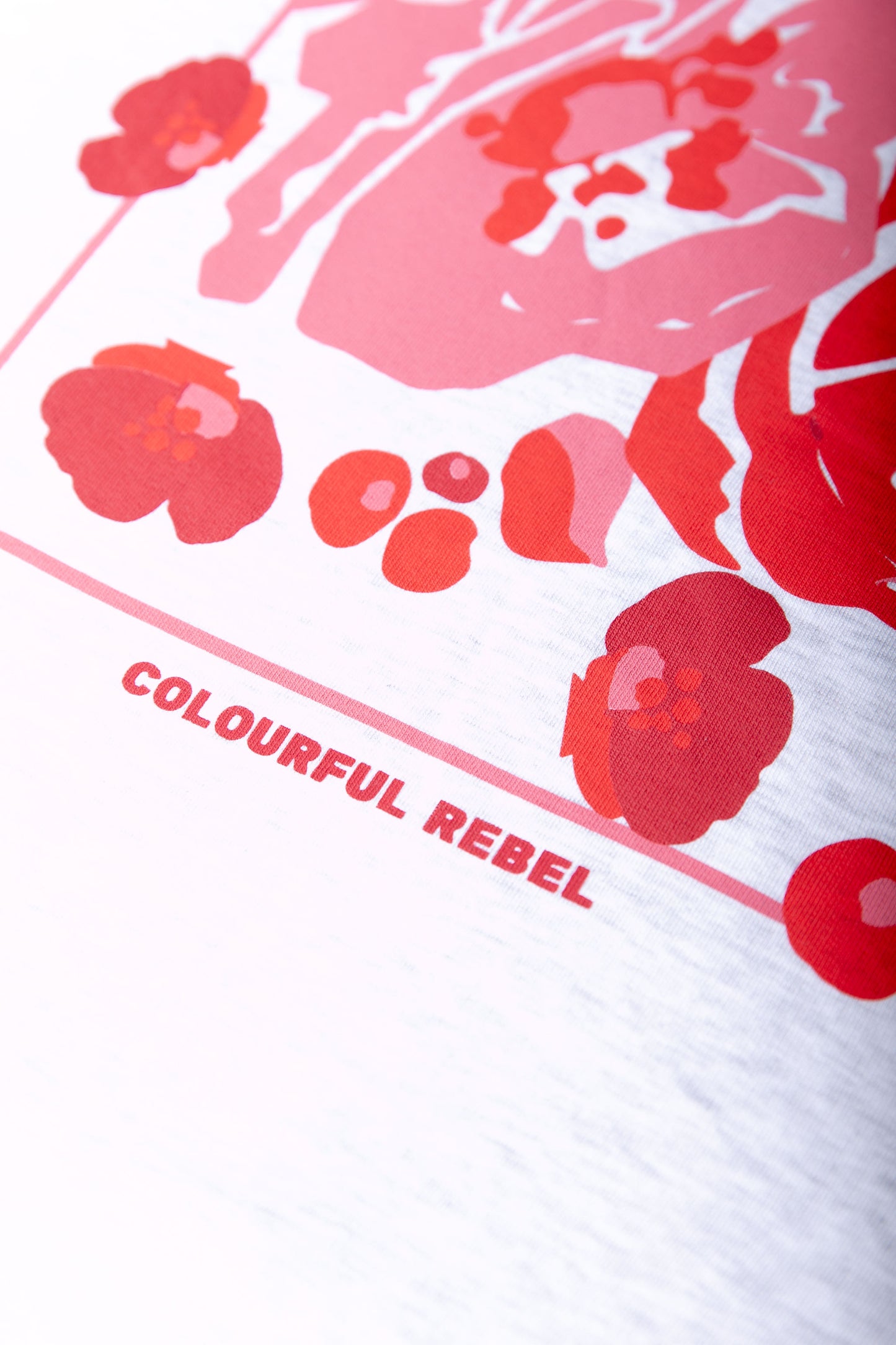 Colourful Rebel Flower Square Dropped Shoulder Sweat