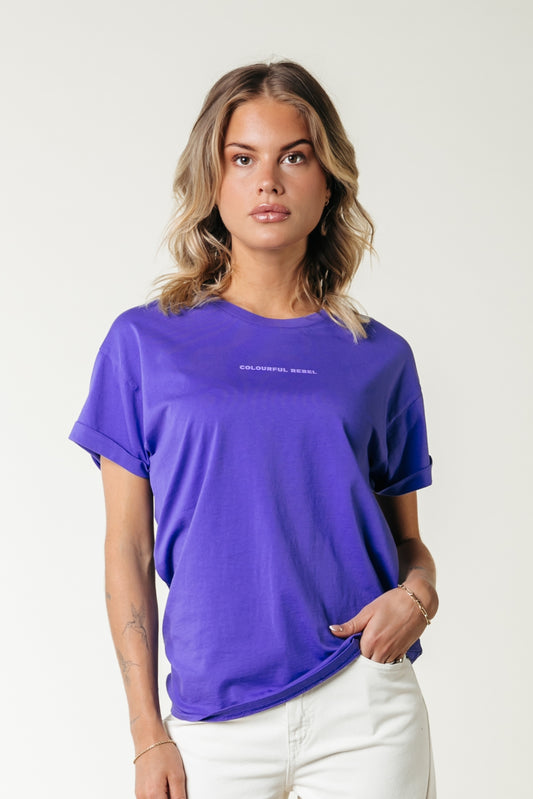 Colourful Rebel Uni Logo Boxy Tee