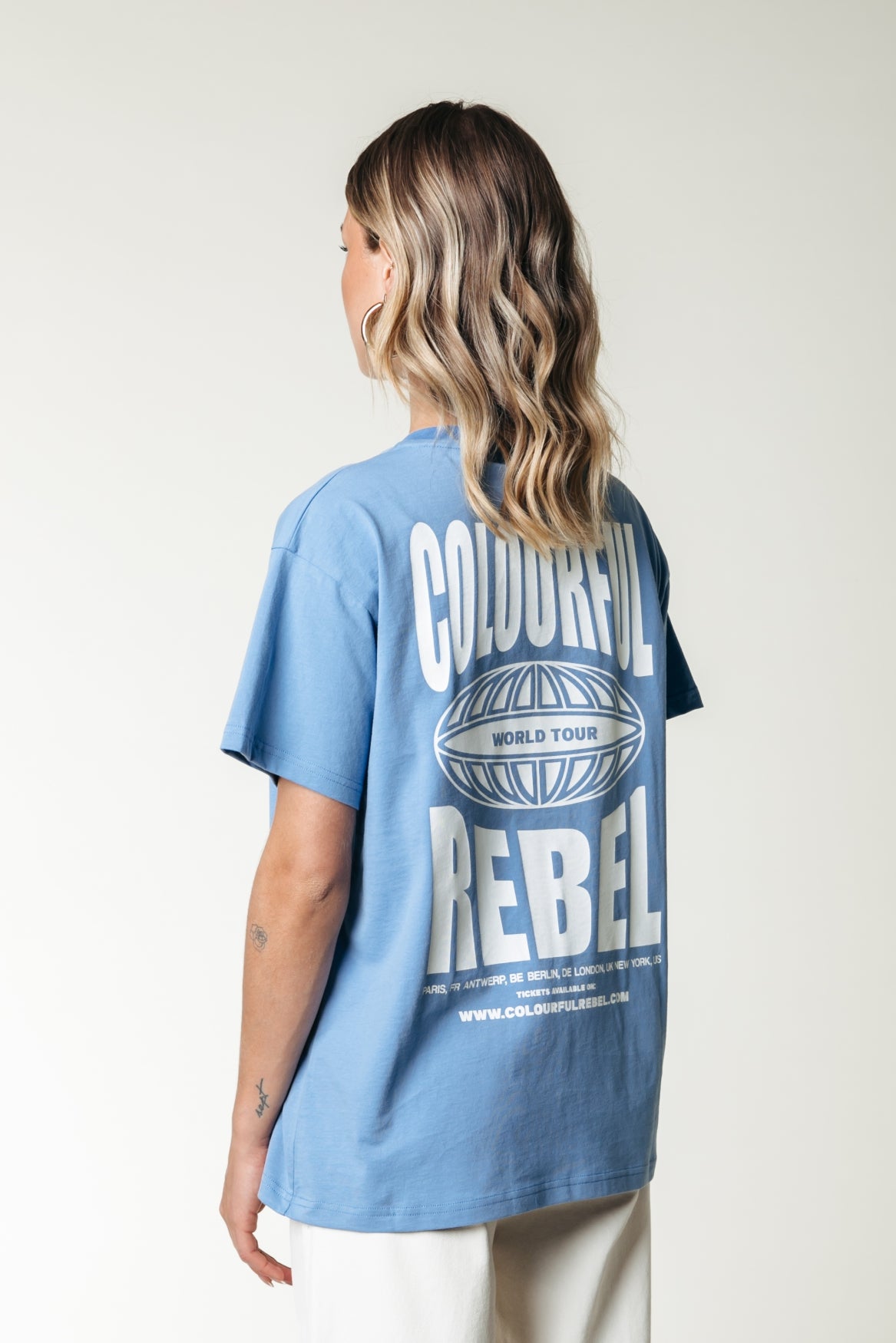 Colourful Rebel Logo Globe Tee