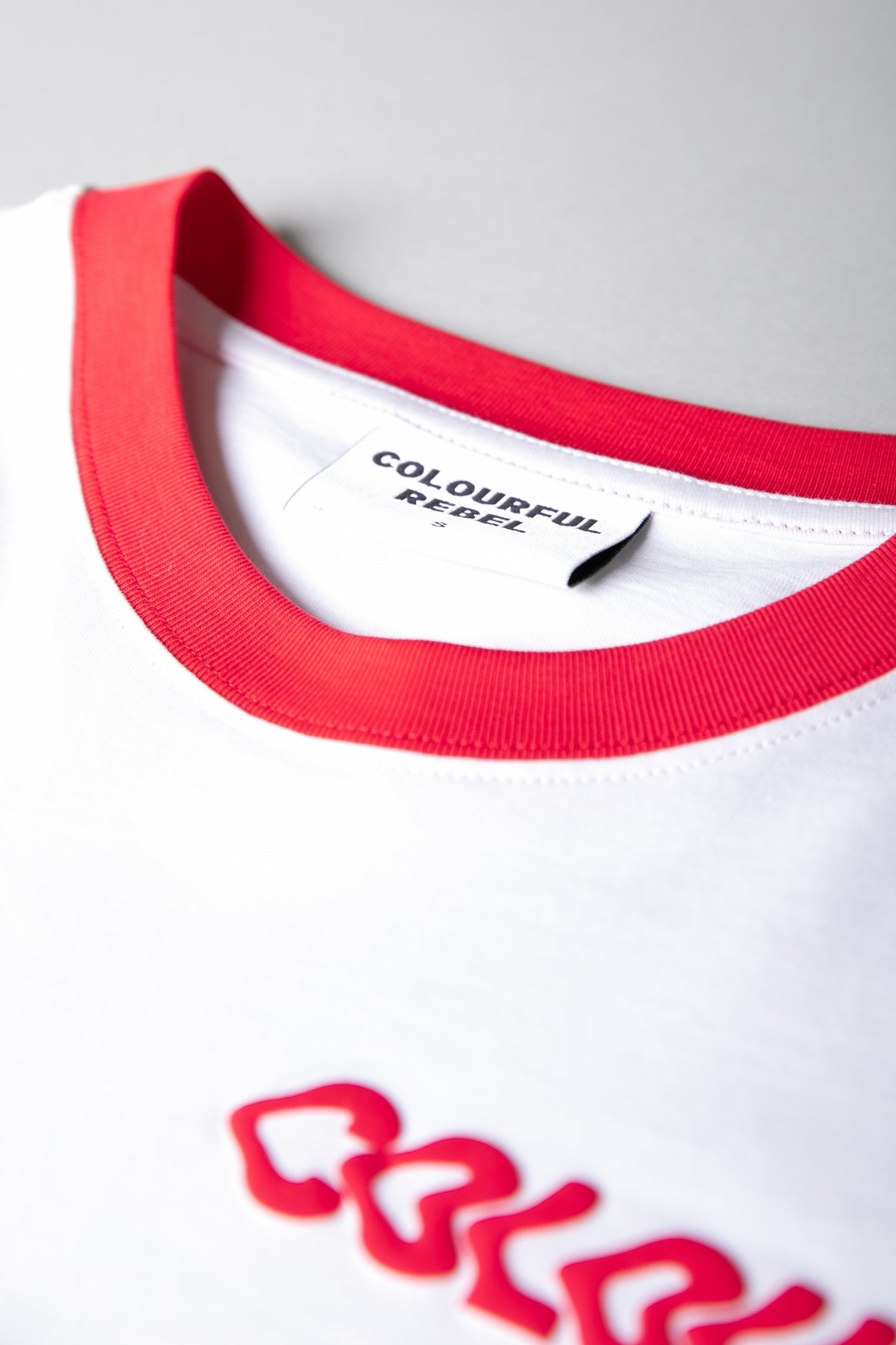 Colourful Rebel Logo Wave Ringer Shirt