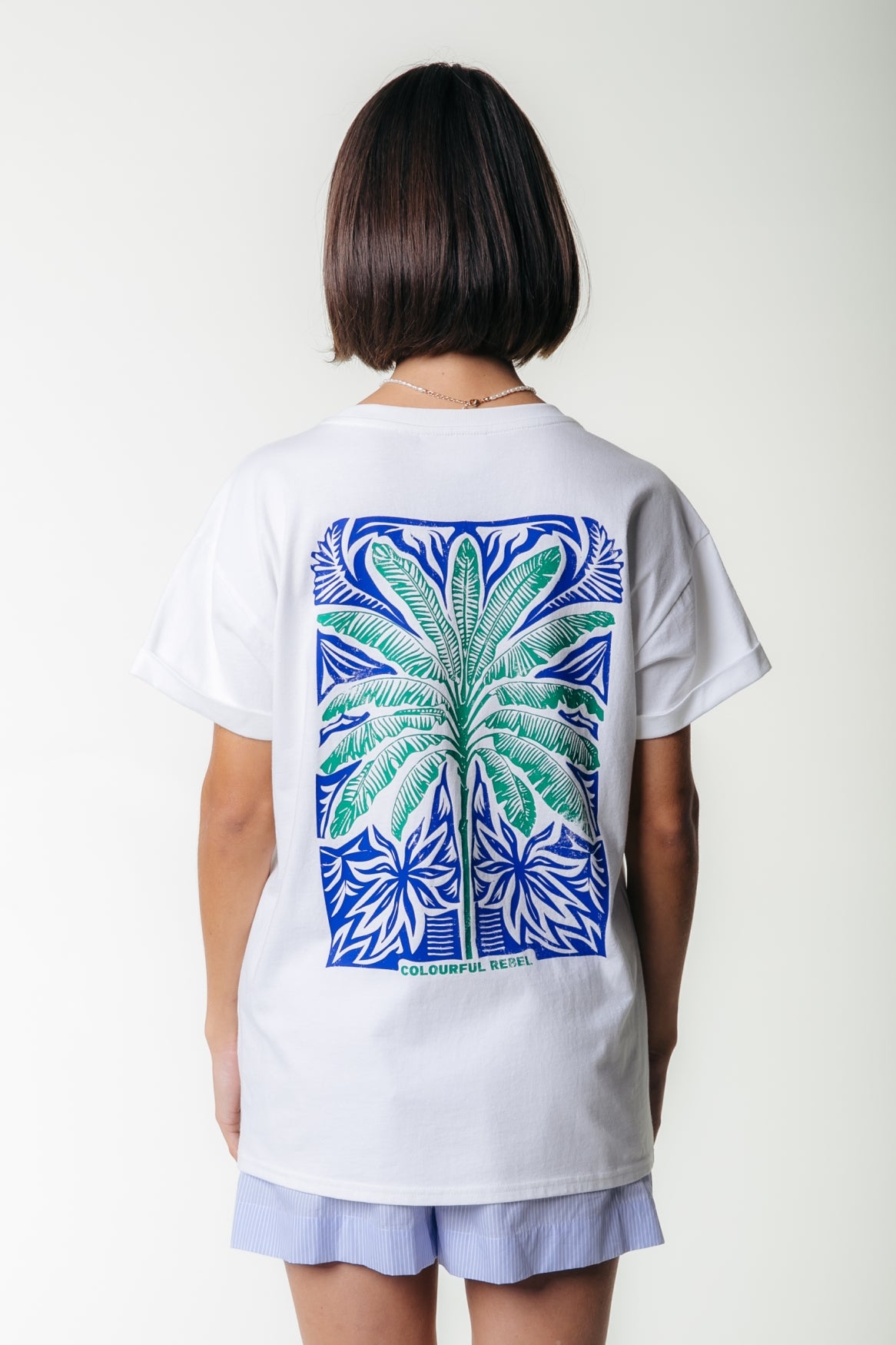 Colourful Rebel Palm Square Tshirt