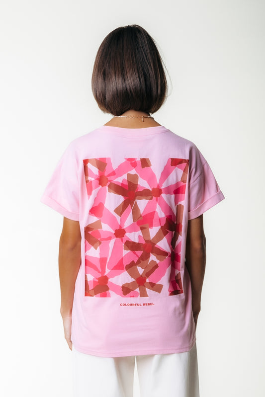 Colourful Rebel Flowe Square Shirt | Fresh Pink