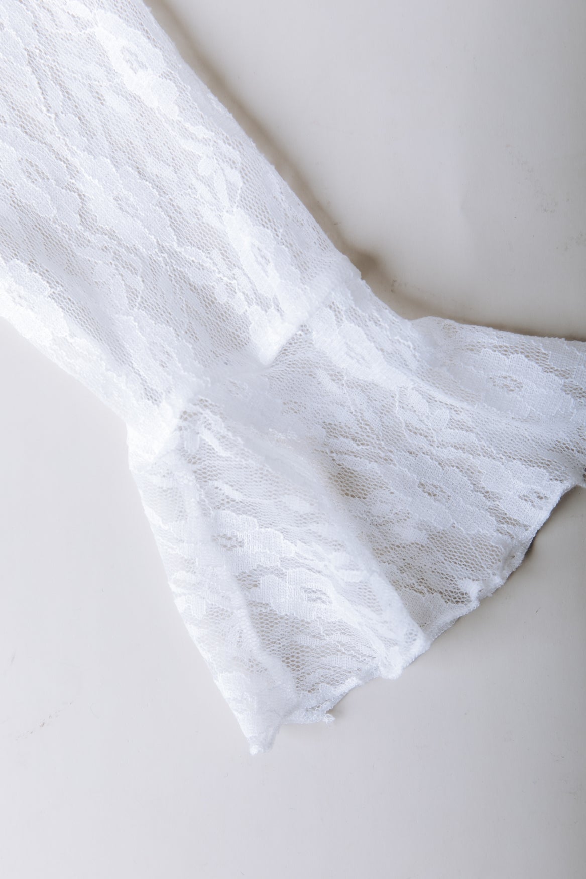 Colourful Rebel Nena Lace High Neck Top Off White