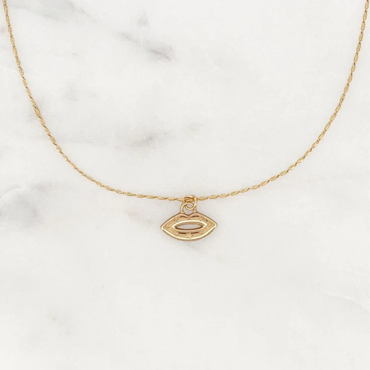 ByNouck Choker Golden Lips
